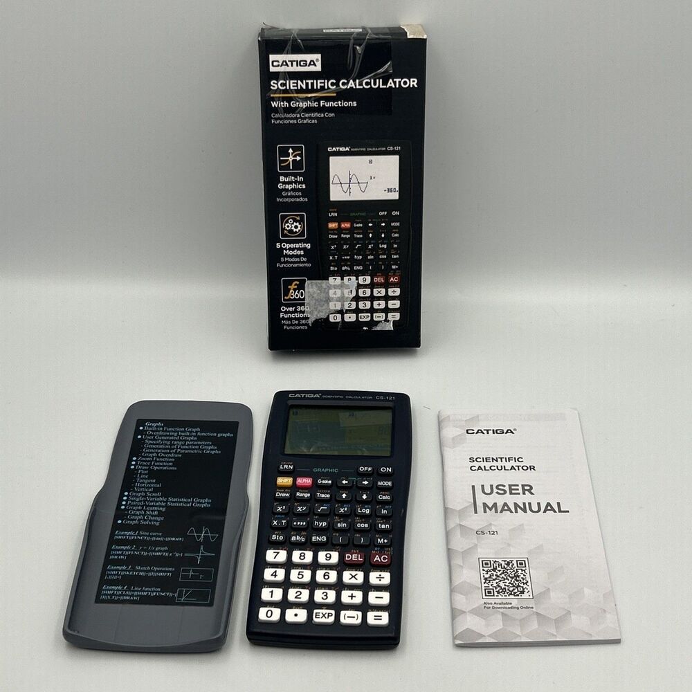 Scientific Graphic Calculator CATIGA CS121 Scientific and Engineering NWT